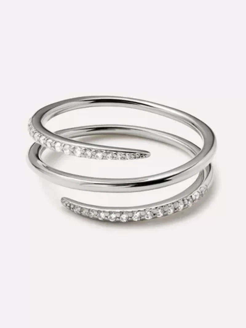 Ana Luisa Oren Triple Silver Claw Ring