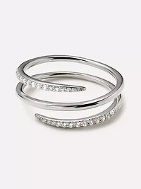 Ana Luisa Oren Triple Silver Claw Ring