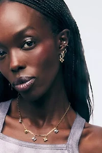 Ana Luisa Cassia Hoops Flower Earrings