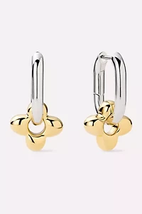 Ana Luisa Cassia Hoops Flower Earrings