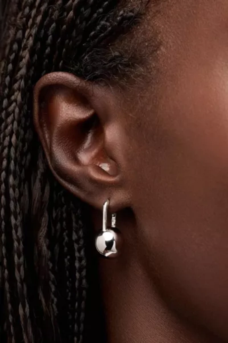 Ana Luisa Perry Silver Statement Earrings