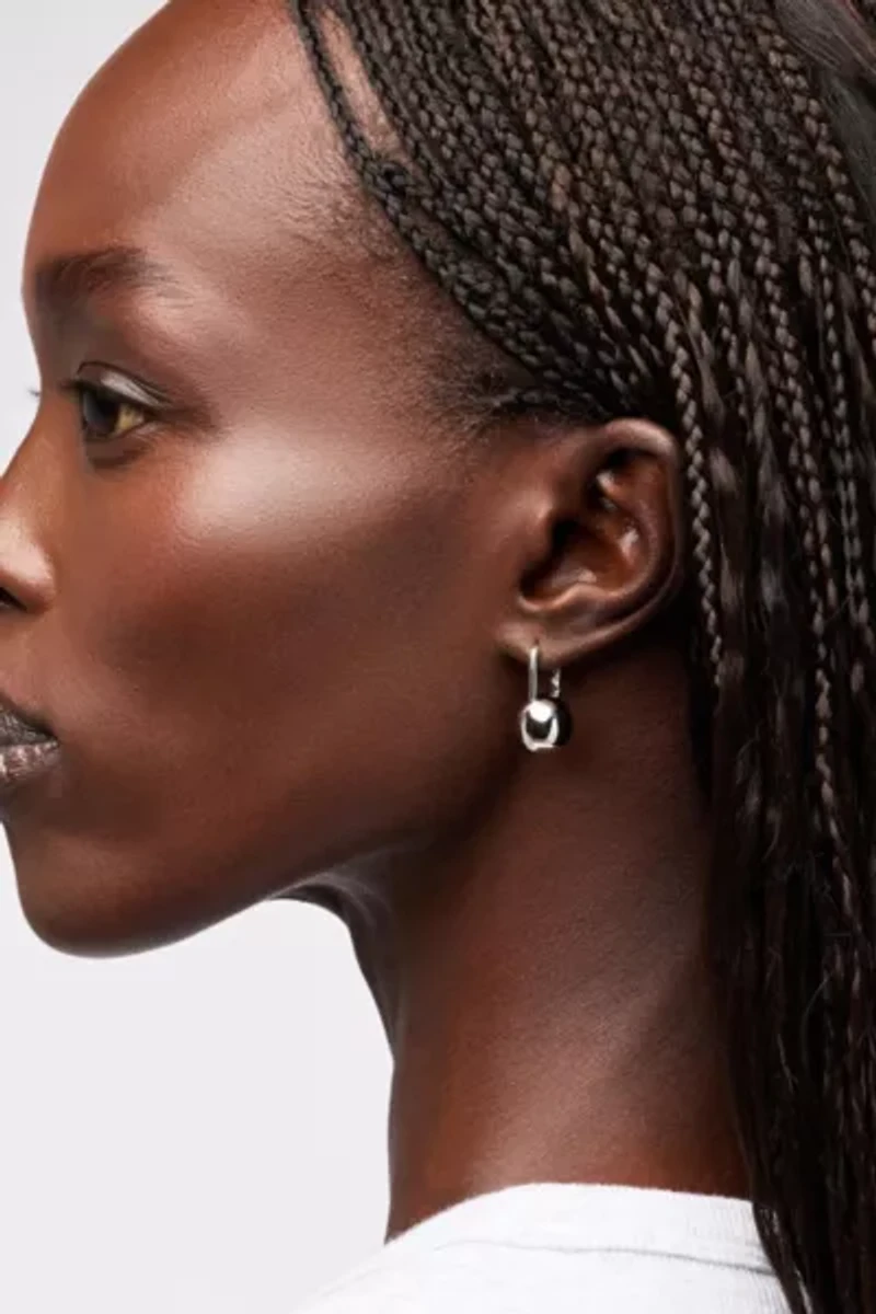 Ana Luisa Perry Silver Statement Earrings
