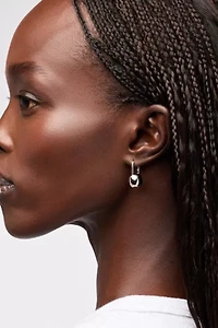 Ana Luisa Perry Silver Statement Earrings
