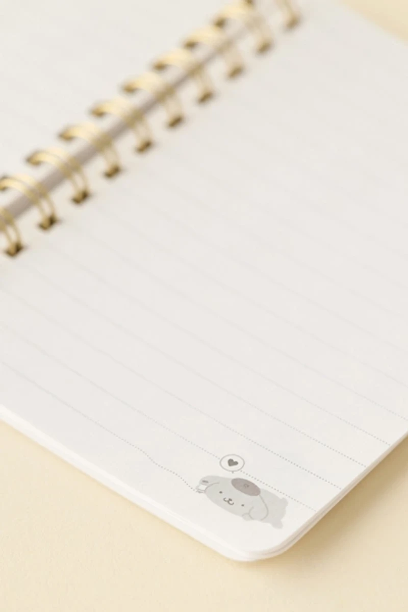 Sanrio Japan Originals Pompompurin Spiral Notebook