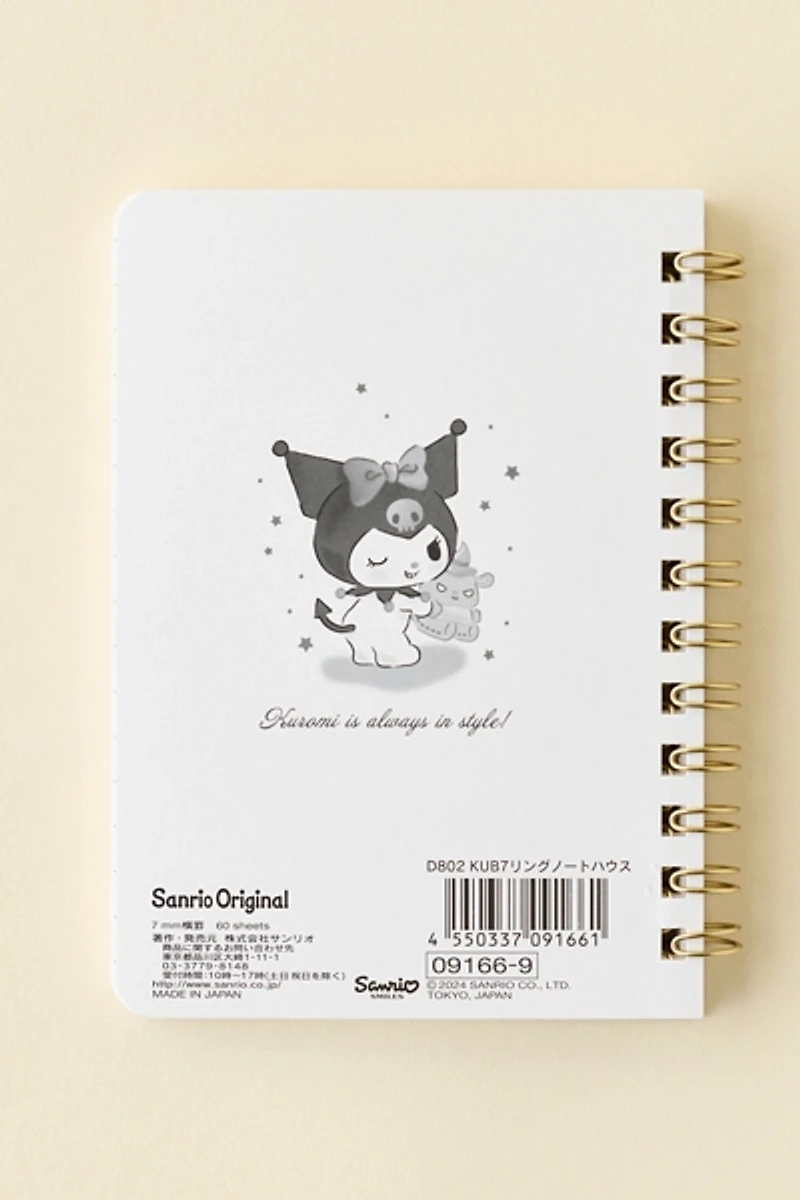 Sanrio Japan Originals Kuromi Spiral Notebook