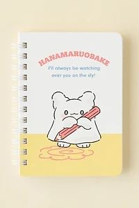 Sanrio Japan Originals Hanamaruobake Spiral Notebook