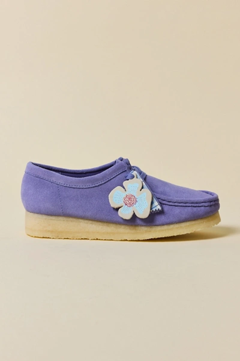 Clarks Women's Purple Interest Wallabee Shoes