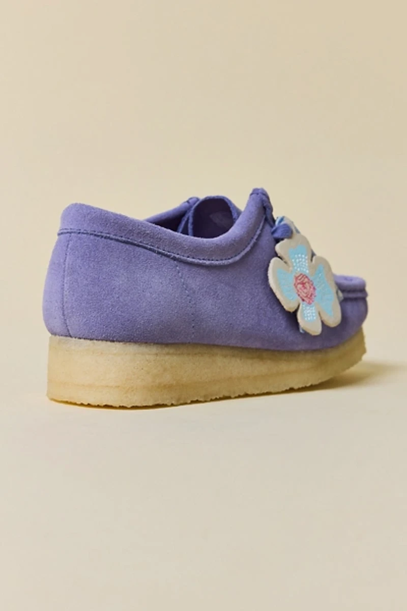 Clarks Women's Purple Interest Wallabee Shoes