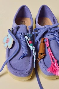 Clarks Women's Purple Interest Wallabee Shoes