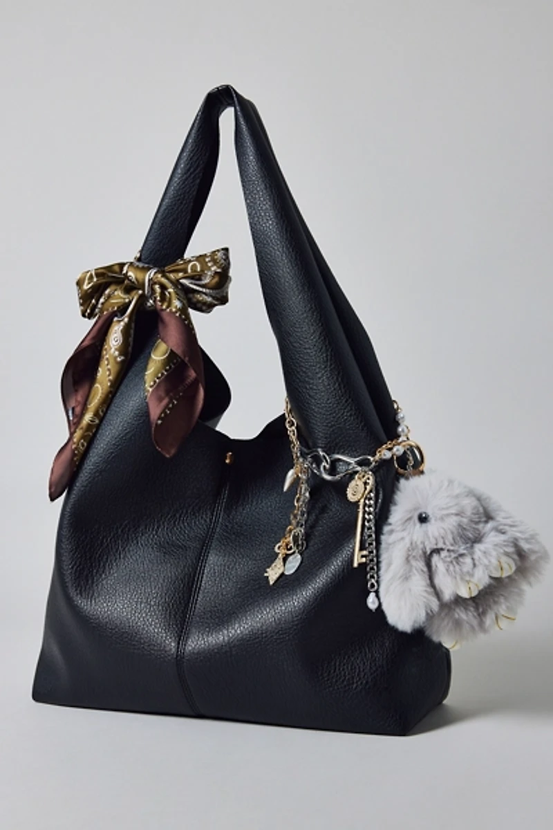 Boston Faux Leather Hobo Bag