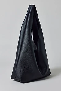 Boston Faux Leather Hobo Bag