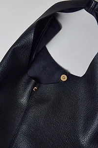 Boston Faux Leather Hobo Bag