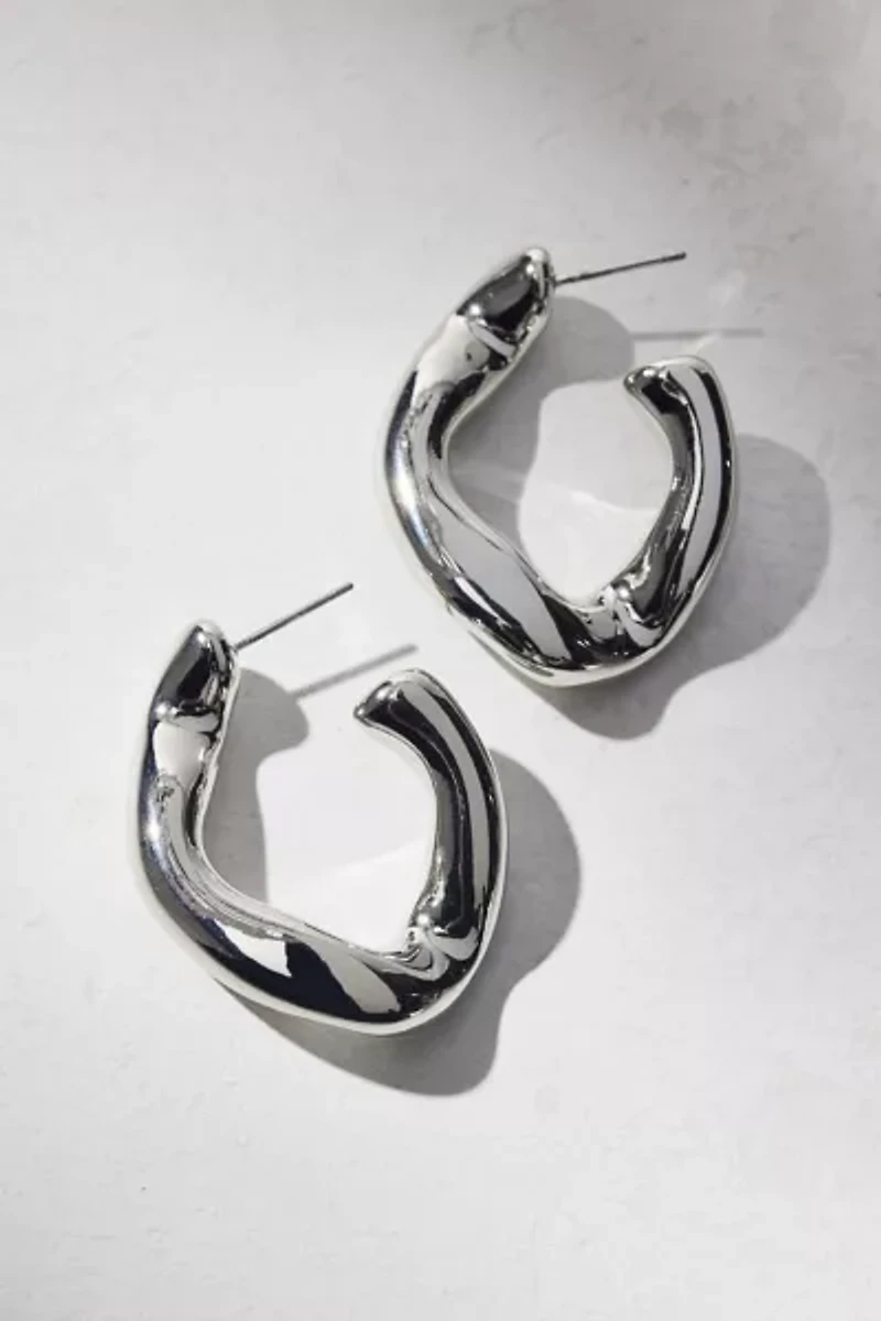 Chubby Irregular Hoop Earring