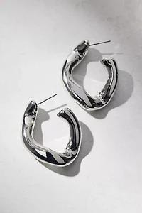 Chubby Irregular Hoop Earring