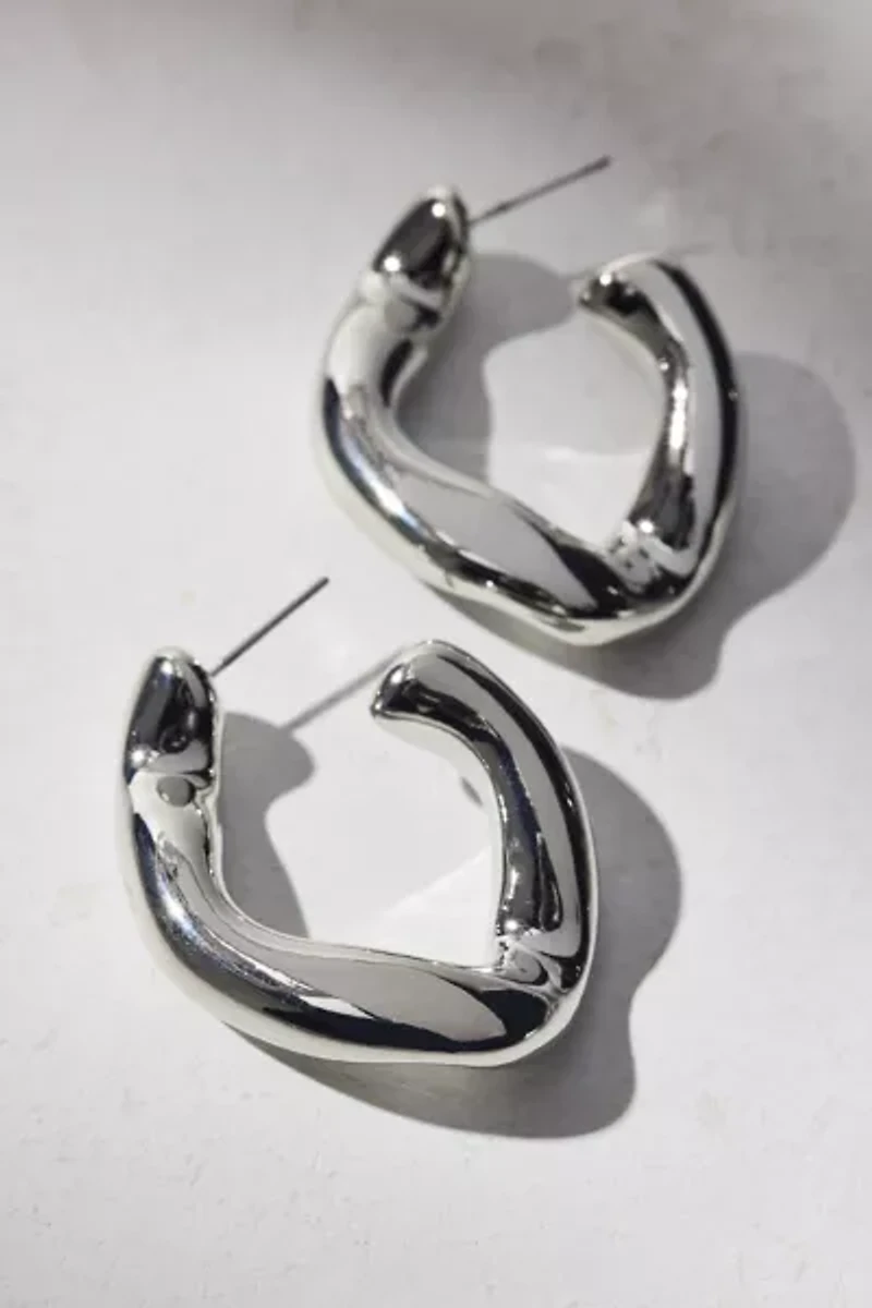 Chubby Irregular Hoop Earring