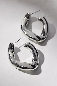 Chubby Irregular Hoop Earring