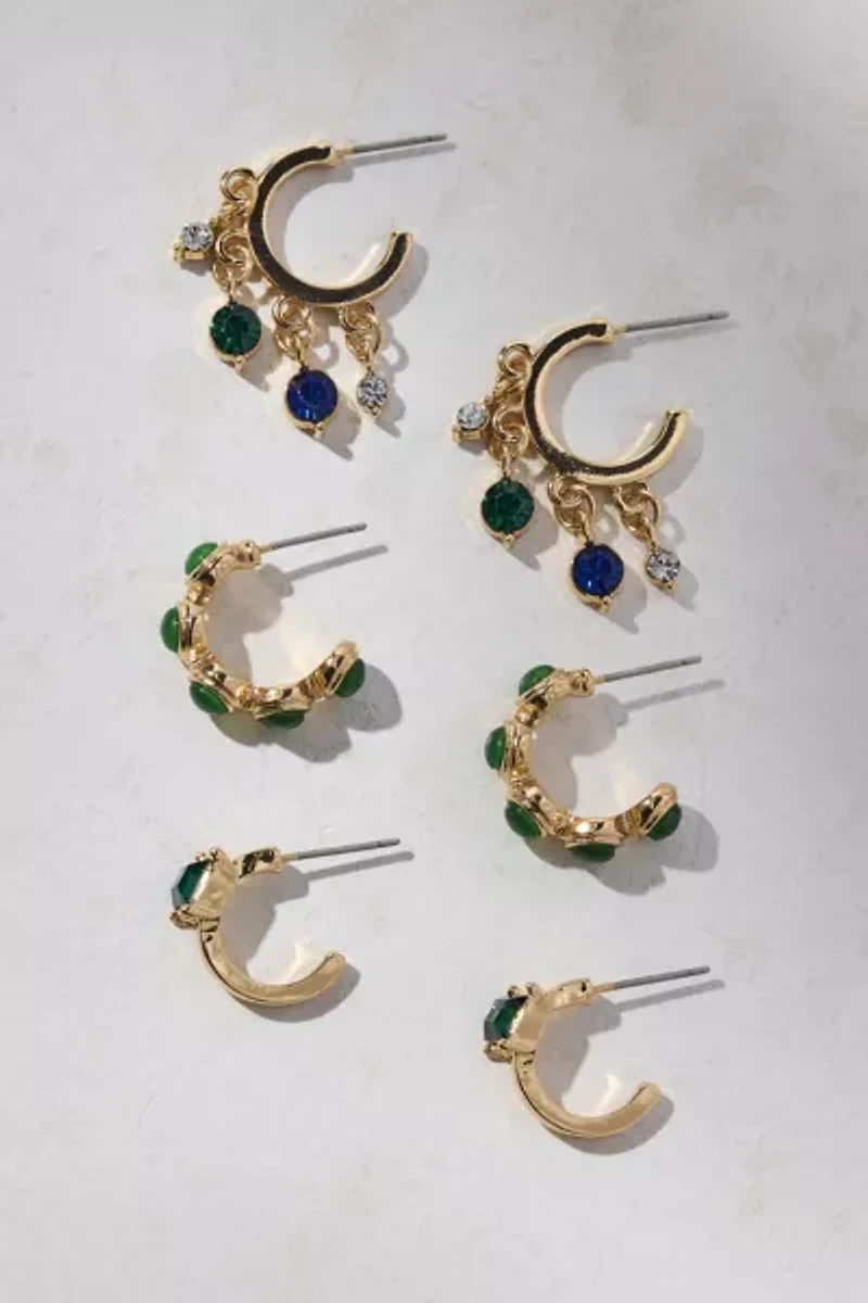 Garland Statement Hoop Earring Set