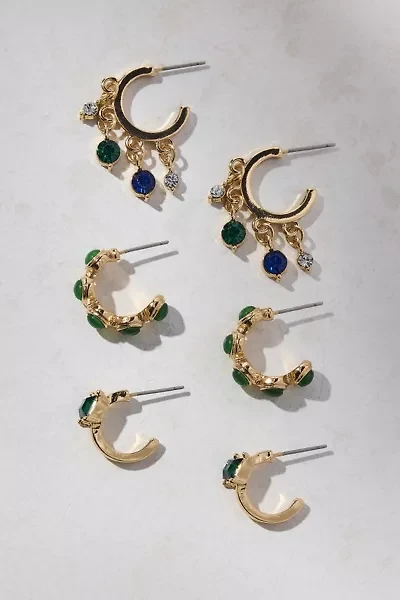 Garland Statement Hoop Earring Set