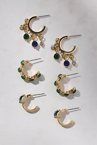 Garland Statement Hoop Earring Set