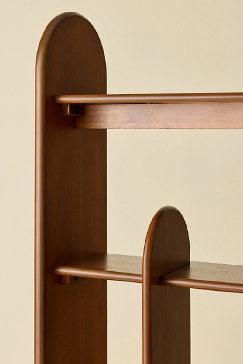 Callan 5-Tier Abstract Divider Bookshelf