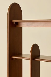 Callan 5-Tier Abstract Divider Bookshelf