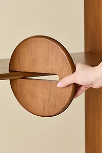 Callan 5-Tier Abstract Divider Bookshelf