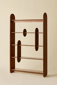 Callan 5-Tier Abstract Divider Bookshelf