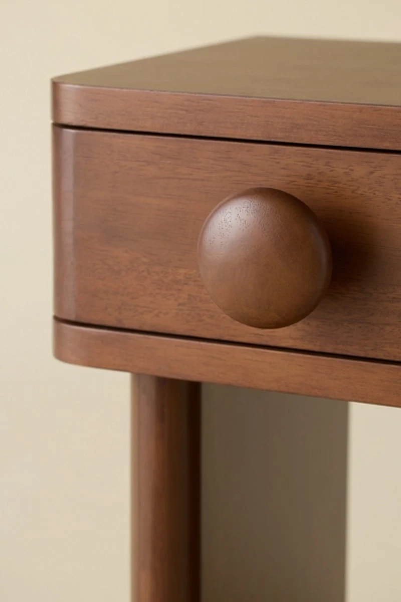 Jasper Wood Storage Nightstand