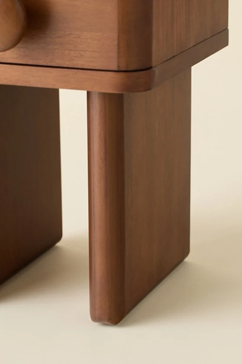 Jasper Wood Storage Nightstand