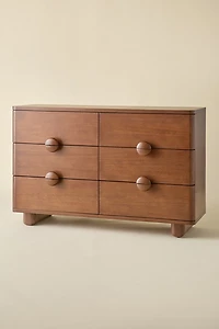 Jasper Wood 6-Drawer Dresser