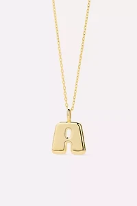 Ana Luisa Bubble Letter Necklace