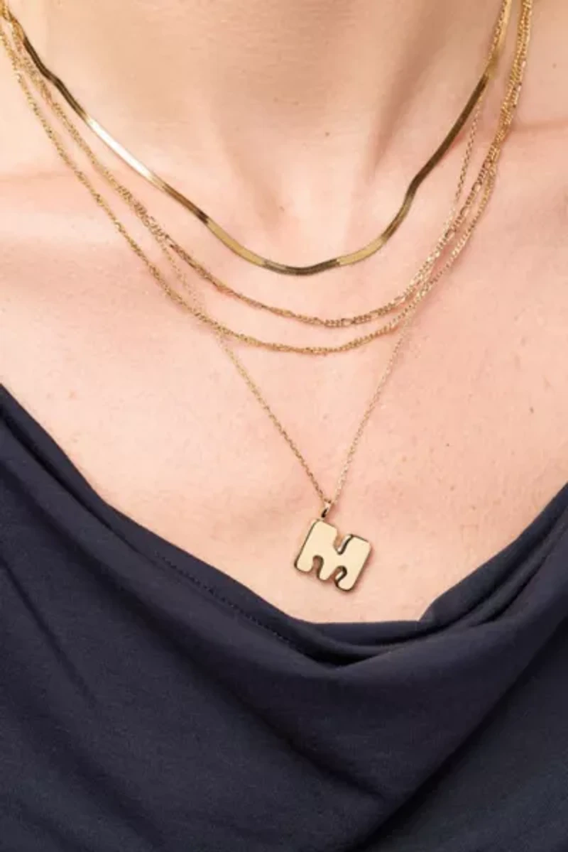 Ana Luisa Bubble Letter Necklace