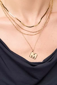 Ana Luisa Bubble Letter Necklace