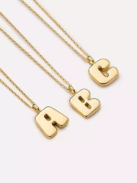 Ana Luisa Bubble Letter Necklace