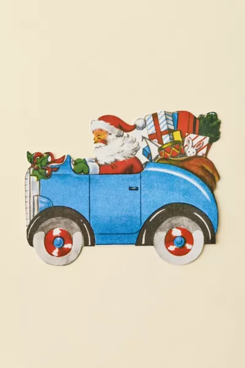 Laughing Elephant Die-Cut Holiday Greeting Card Set