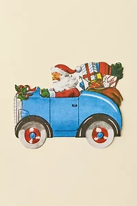 Laughing Elephant Die-Cut Holiday Greeting Card Set