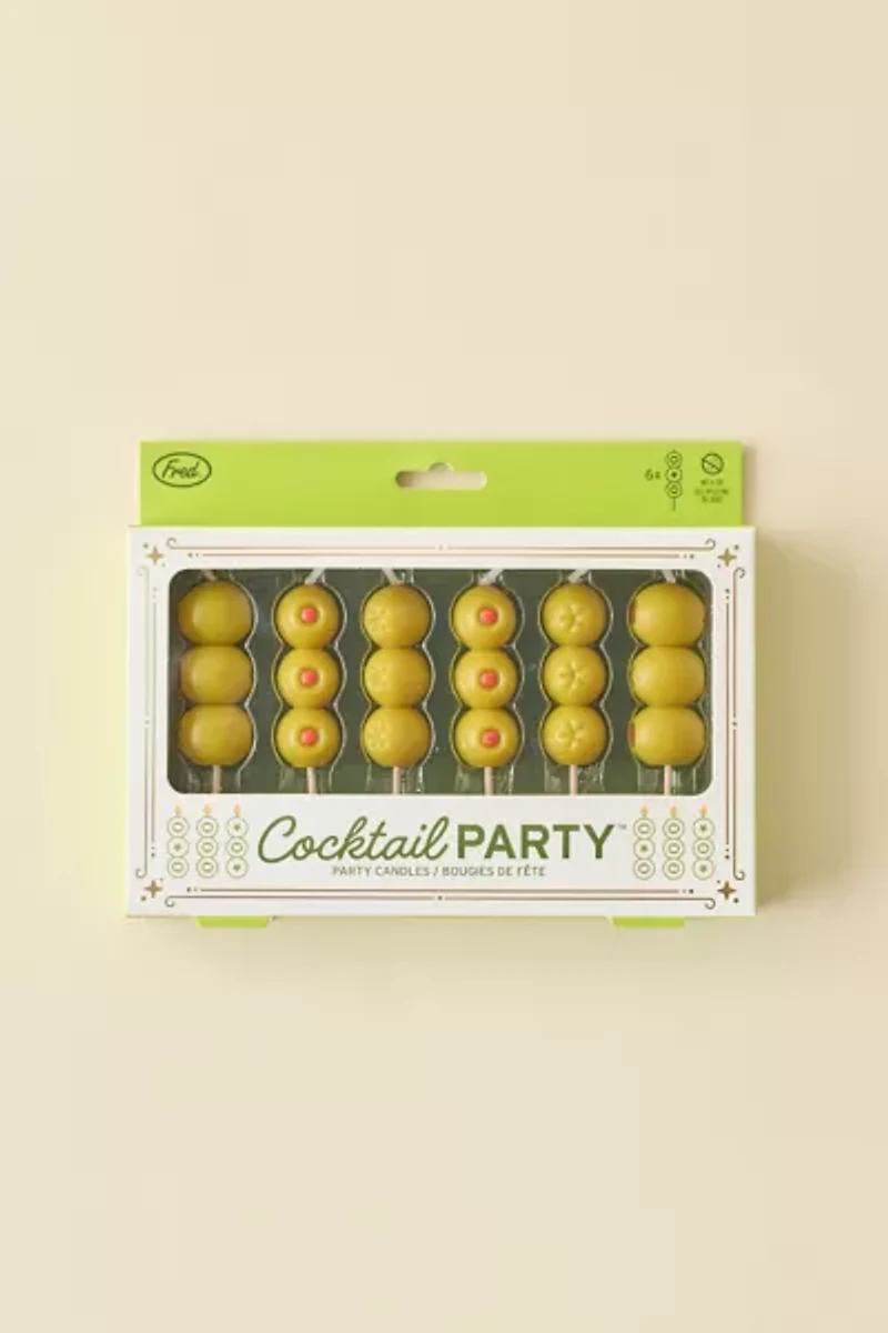Fred & Friends Olive Shaped Party Candle Set