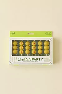 Fred & Friends Olive Shaped Party Candle Set