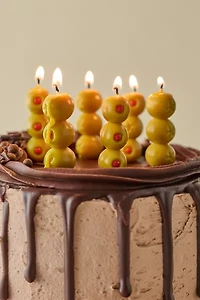 Fred & Friends Olive Shaped Party Candle Set