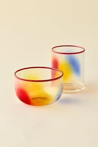 Marbled Tumbler Juice Glass