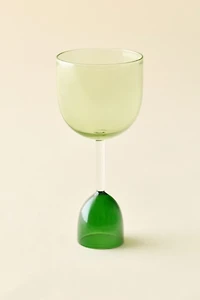 Colorblock Dual-Ended Wine Glass - Set Of 2