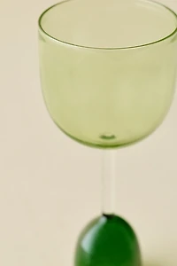 Colorblock Dual-Ended Wine Glass - Set Of 2