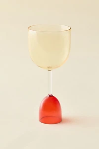 Colorblock Dual-Ended Wine Glass - Set Of 2