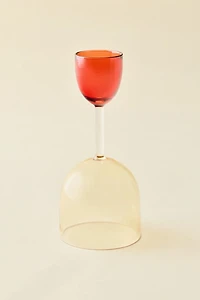 Colorblock Dual-Ended Wine Glass - Set Of 2