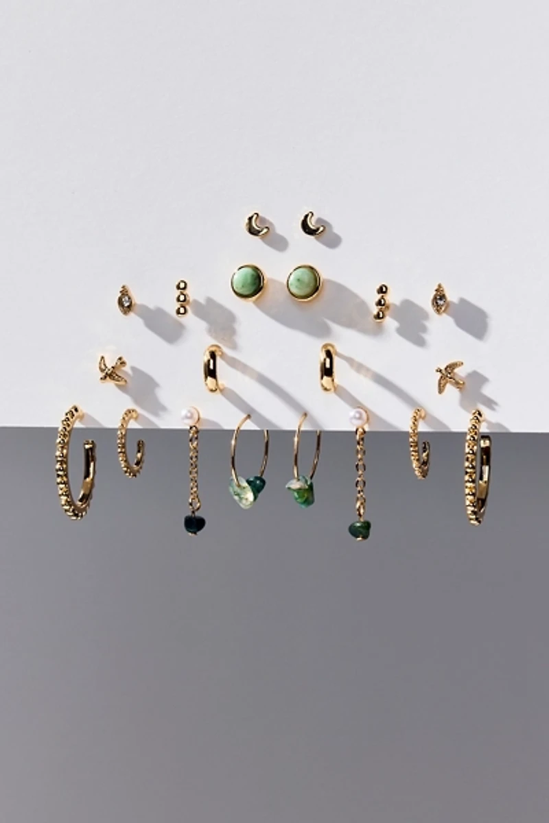 Sassafras Stone Multi Earring Set