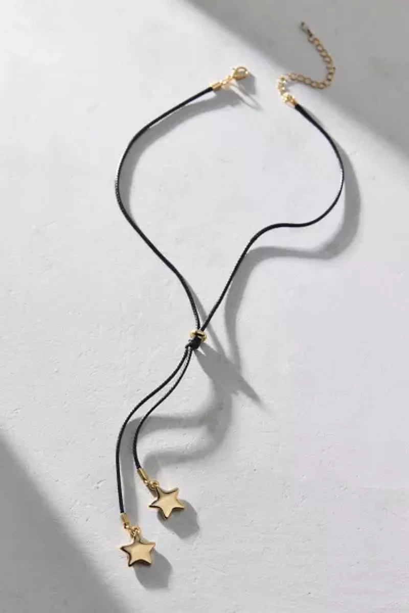 Cosmic Shores Corded Bolo Necklace