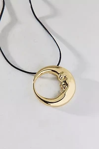 Cosmic Shores Pendant Corded Necklace