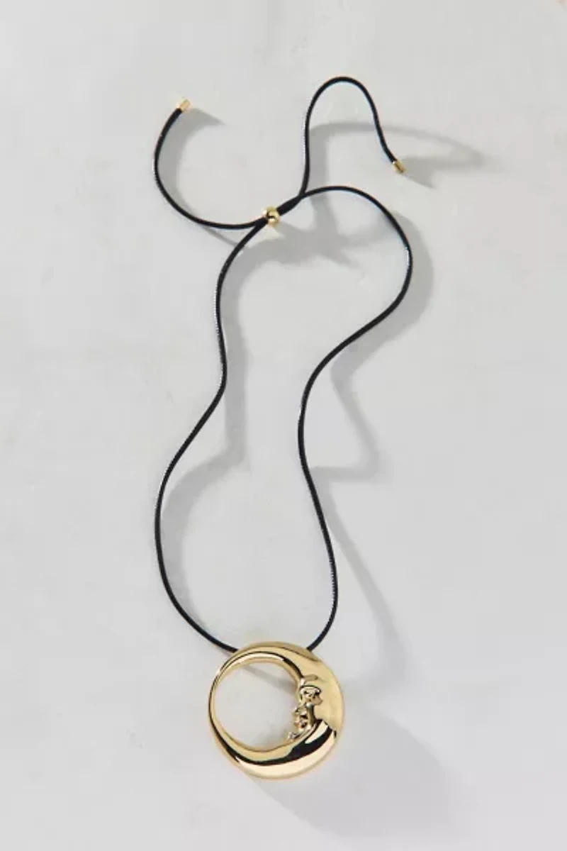 Cosmic Shores Pendant Corded Necklace