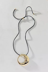 Cosmic Shores Pendant Corded Necklace