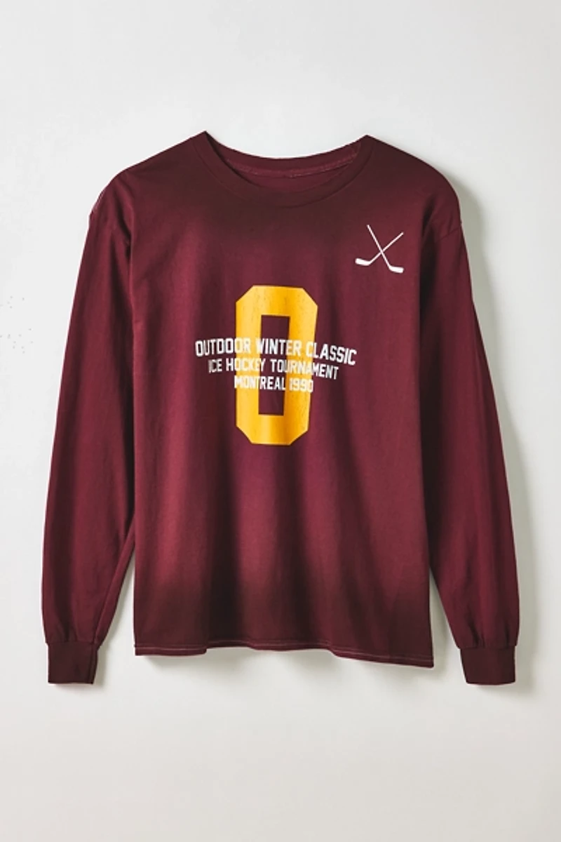 Hockey Outdoor Classic Graphic Long Sleeve Tee